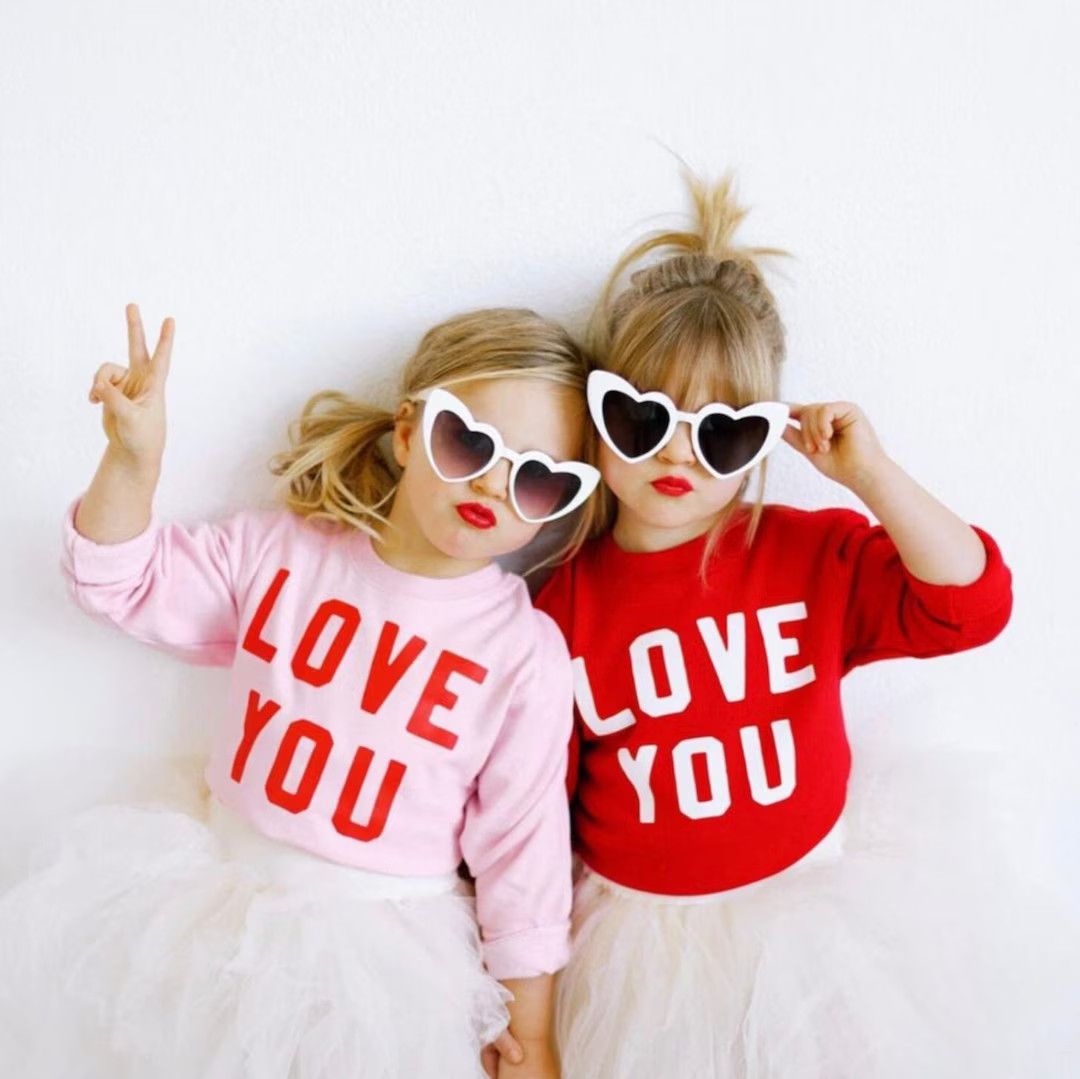 Love You - Child Sweater | Valentine Sweater | Valentine Sweater for Kids | Kid Valentine Shirt |... | Etsy (US)