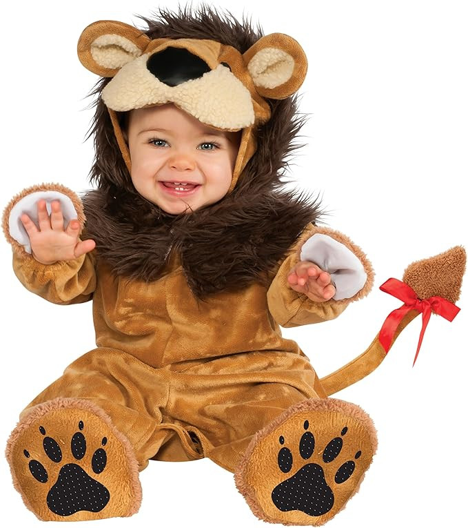 Rubie's Costume Cuddly Jungle Lil Lion Romper Costume | Amazon (US)