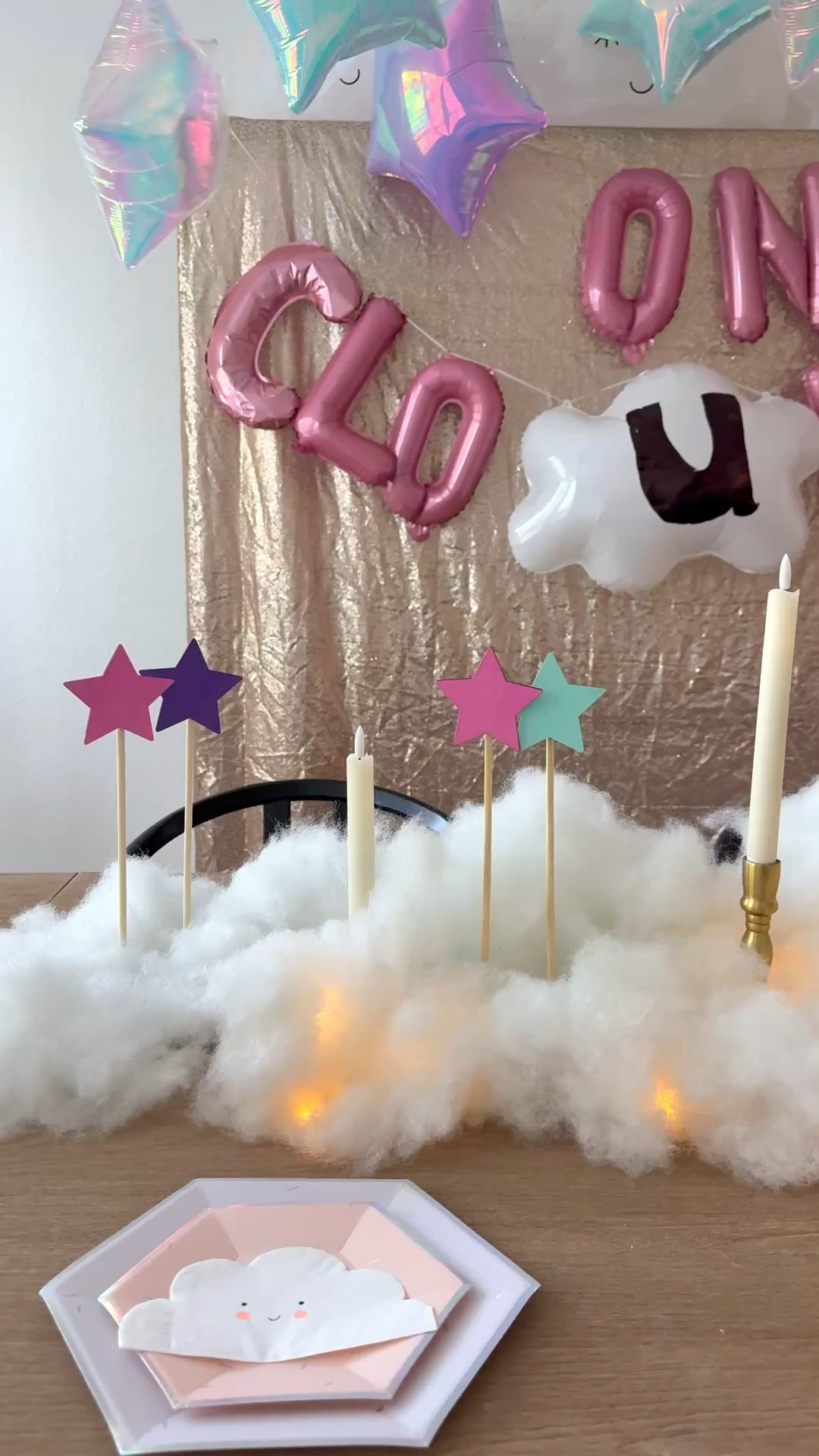 I’ve always wanted to do this theme for Julia’s 9th birthday. Even though she didn’t have a big party, we still wanted to surprise her with some fun decorations.

The ‘u’ popped, so we got creative and made a cloud ‘u!

#LTKparties


#LTKmomlife #LTKKids