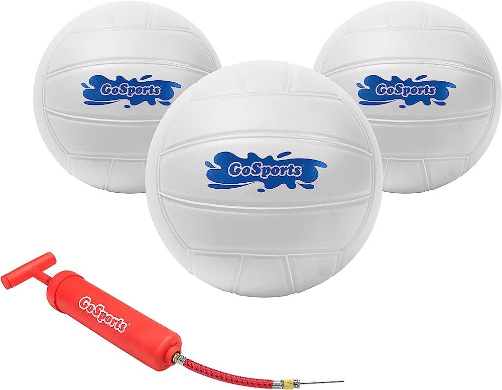 GoSports Water Volleyball 3 Pack Great for Swimming Pools or Lawn Volleyball Games | Amazon (US)