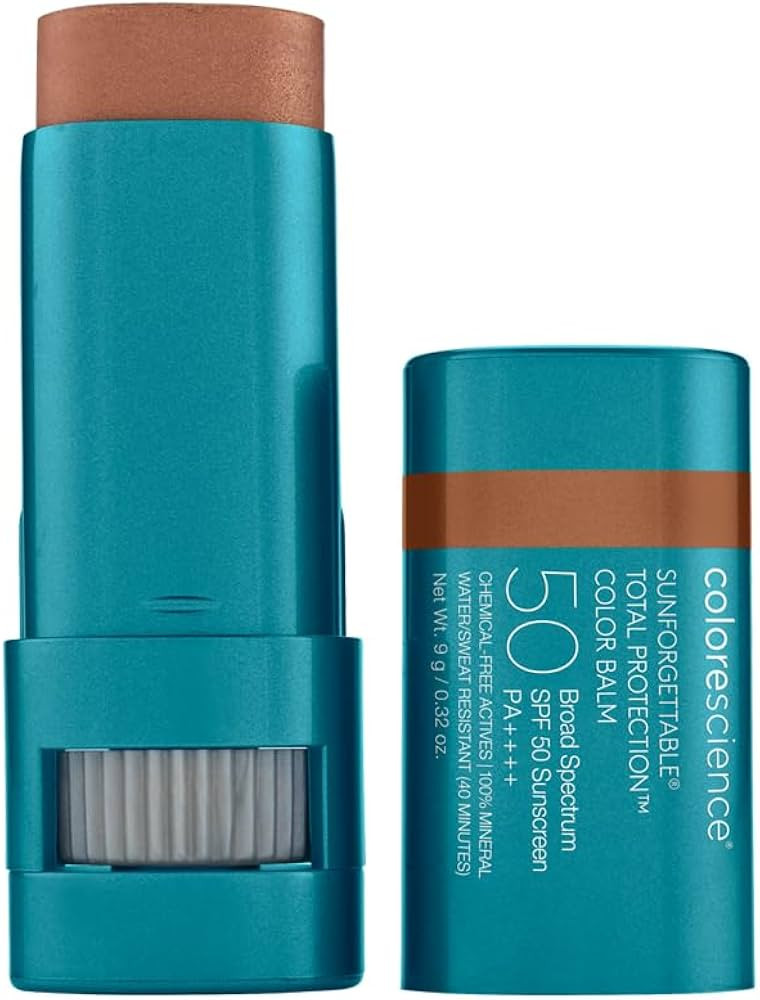 Colorescience Sunforgettable Total Protection Color Balm SPF 50, Mineral, Broad Spectrum, Buildab... | Amazon (US)
