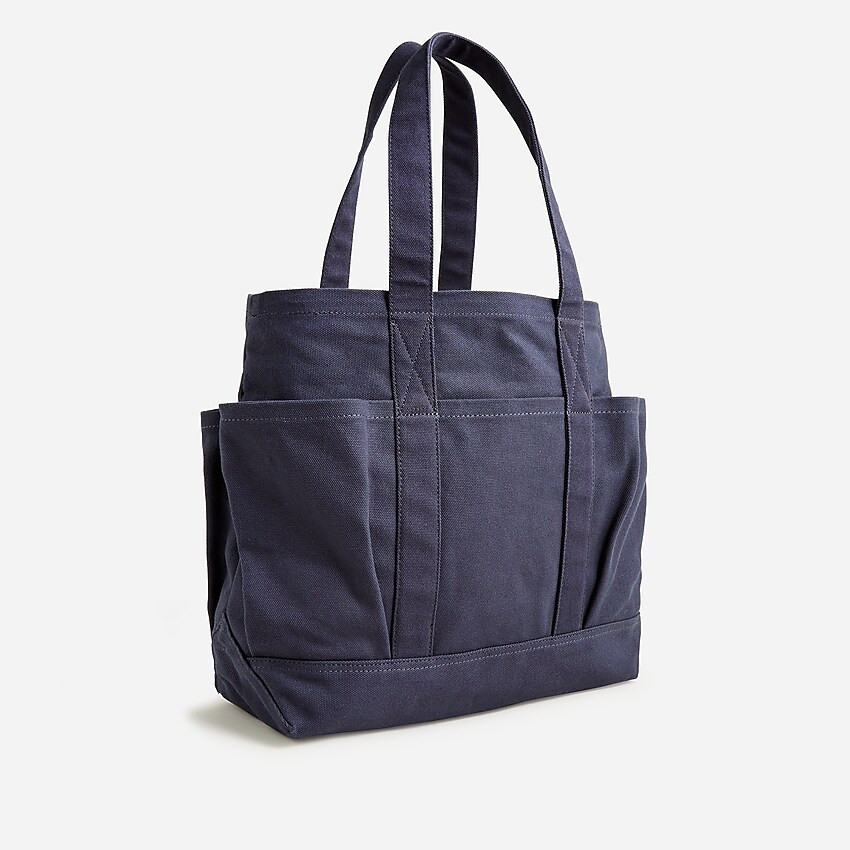 Medium seaport tote bag in canvas | J. Crew US