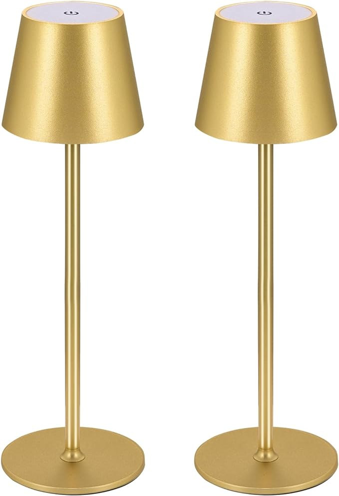 BGFHome Cordless Table Lamp LED Desk lamp,5000mAh Rechargeable Touch Night Light Wireless Minimal... | Amazon (US)