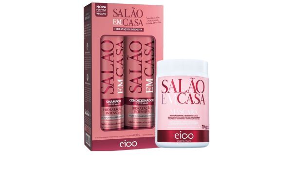 Kit Eico Salão em Casa Cuidados Diários Salon | Beleza Na Web | Beleza Na Web (BR)