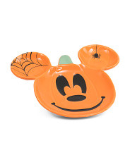 12in Ceramic Halloween Pumpkin Tray | TJ Maxx