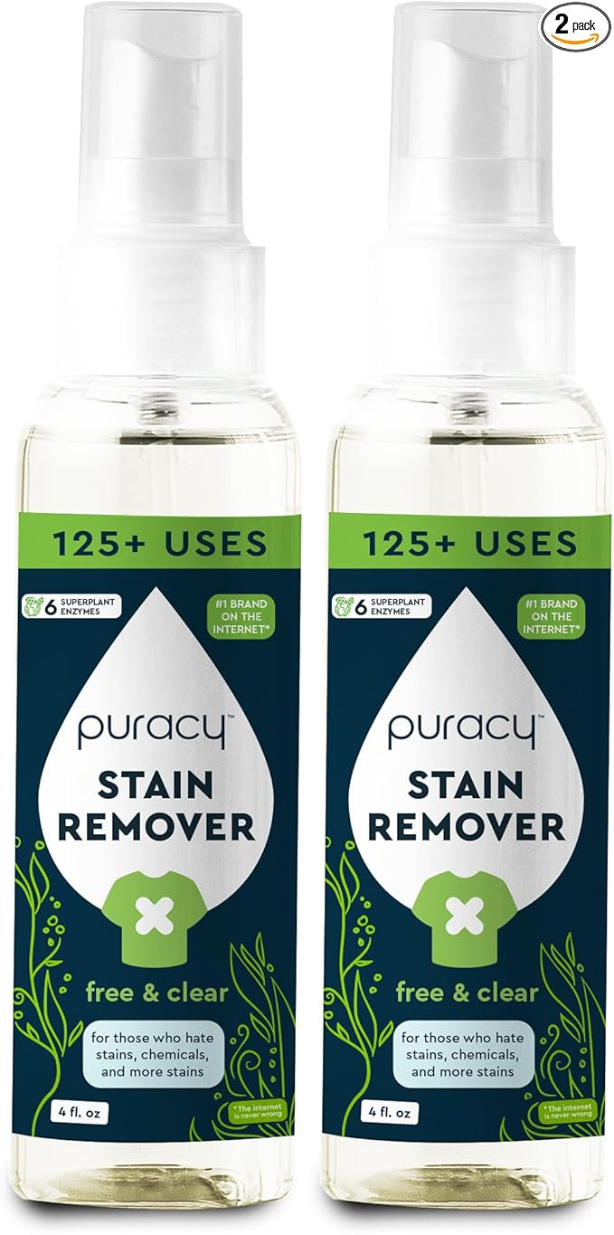Puracy Stain Remover - Cleaning Spray Clothes Stain Remover for Clothes Laundry Stain Remover Spr... | Amazon (US)