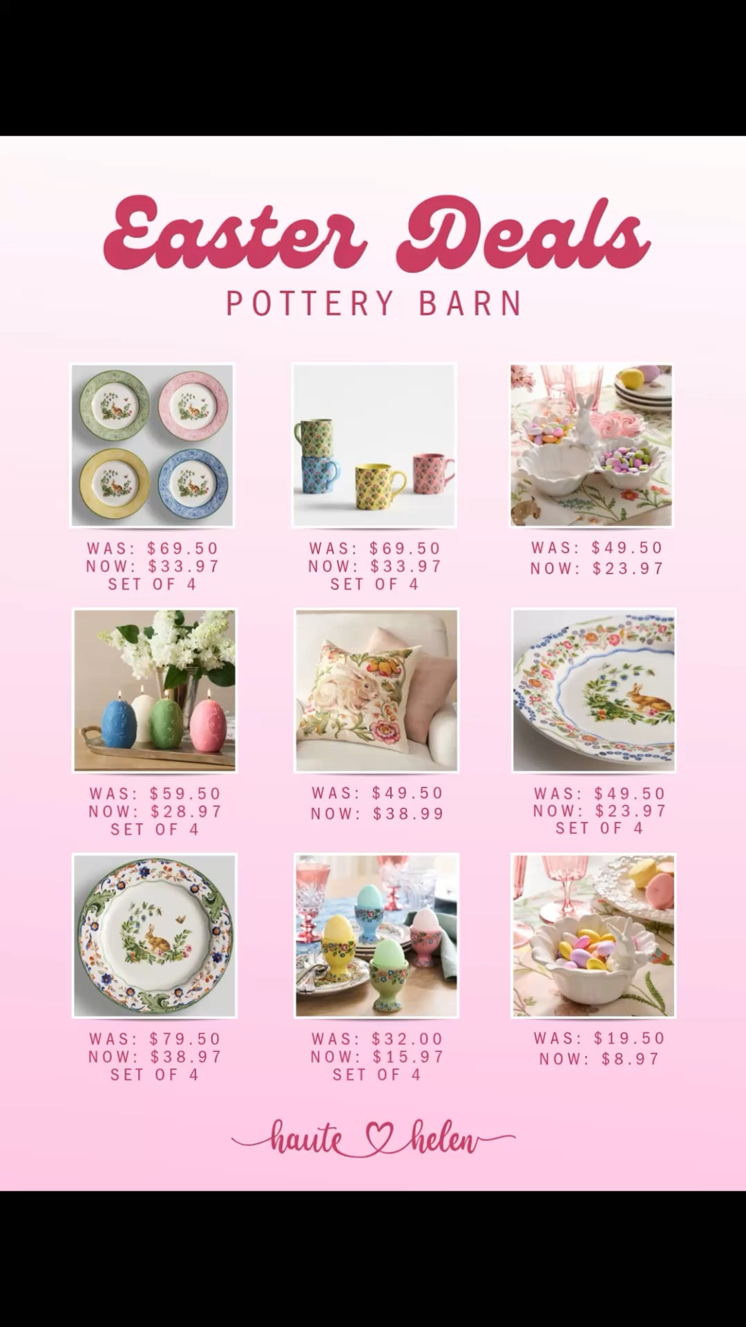 Pottery Barn is currently on sale and that includes Easter Items that are perfect for your Easter parties! ✨💖

#easter #discount #deals

#LTKSaleAlert #LTKHome #LTKmomlife