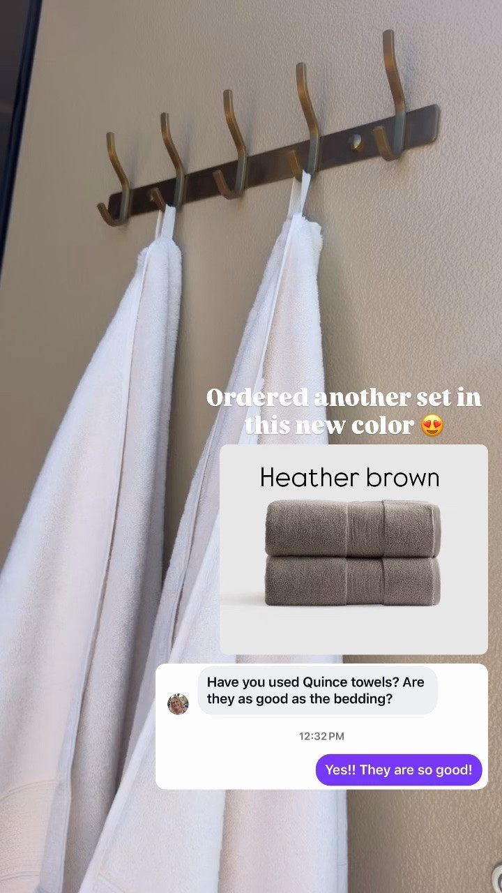 These towels are so good!