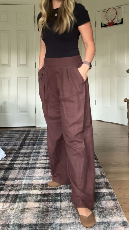 Major sale on my favorite linen pants from Abercrombie + the fitted tee that looks like a bodysuit (without the discomfort)

#LTKstyletip #LTKsalealert #LTKfindsunder50