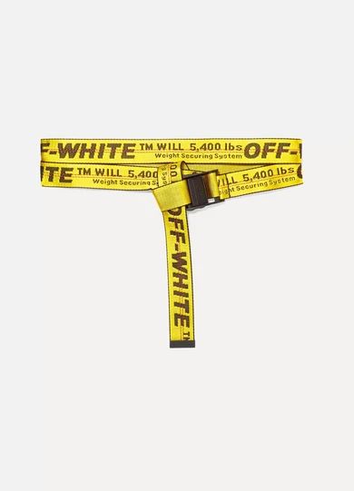 Off-White - Canvas-jacquard Belt - Yellow | NET-A-PORTER (UK & EU)