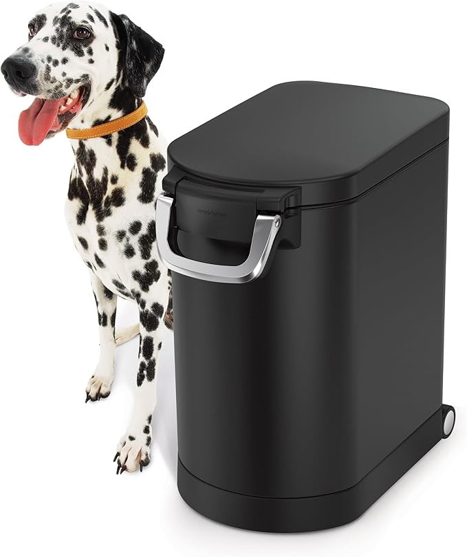 simplehuman 25 Liter, 27 lb / 12.2 kg Medium Pet Food Storage Container for Dog Food, Cat Food, a... | Amazon (US)