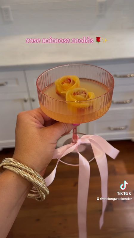 Rose mimosas molds for your next party! Easy to make ahead and everything I used is from Amazon! 

Party ideas, Amazon find, rose molds, mimosas, coupe glass, pink glass 

#LTKParties #LTKVideo #LTKHome