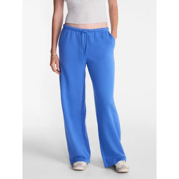 No Boundaries Mini Waist Fleece Pants, 30'' Inseam, Women’s XXS-XXL | Walmart (US)