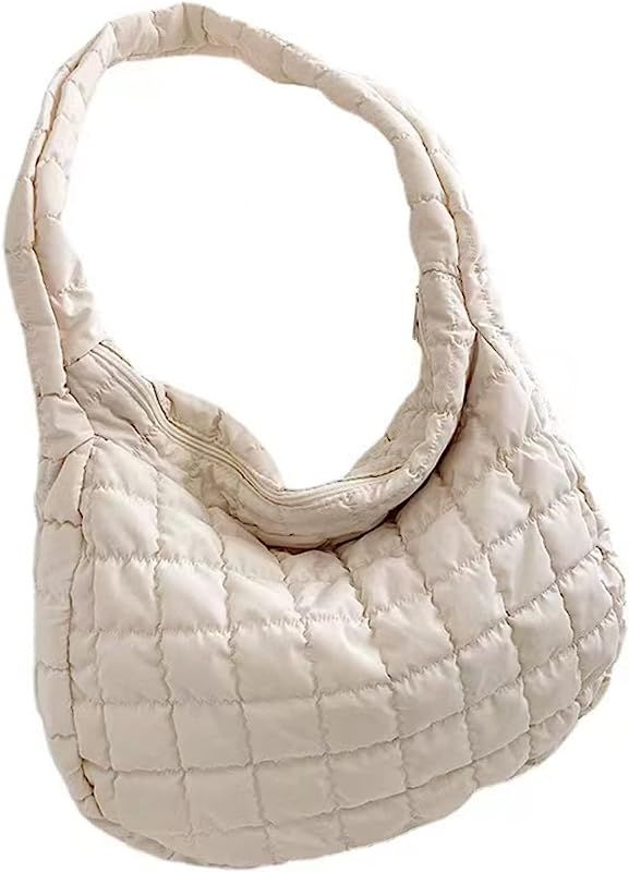 Women Puffer Bag Crossbody Bag Quilted Bags Luxury Shoulder Bag Tote Top Handle Bags Puffy Shoulder  | Amazon (US)