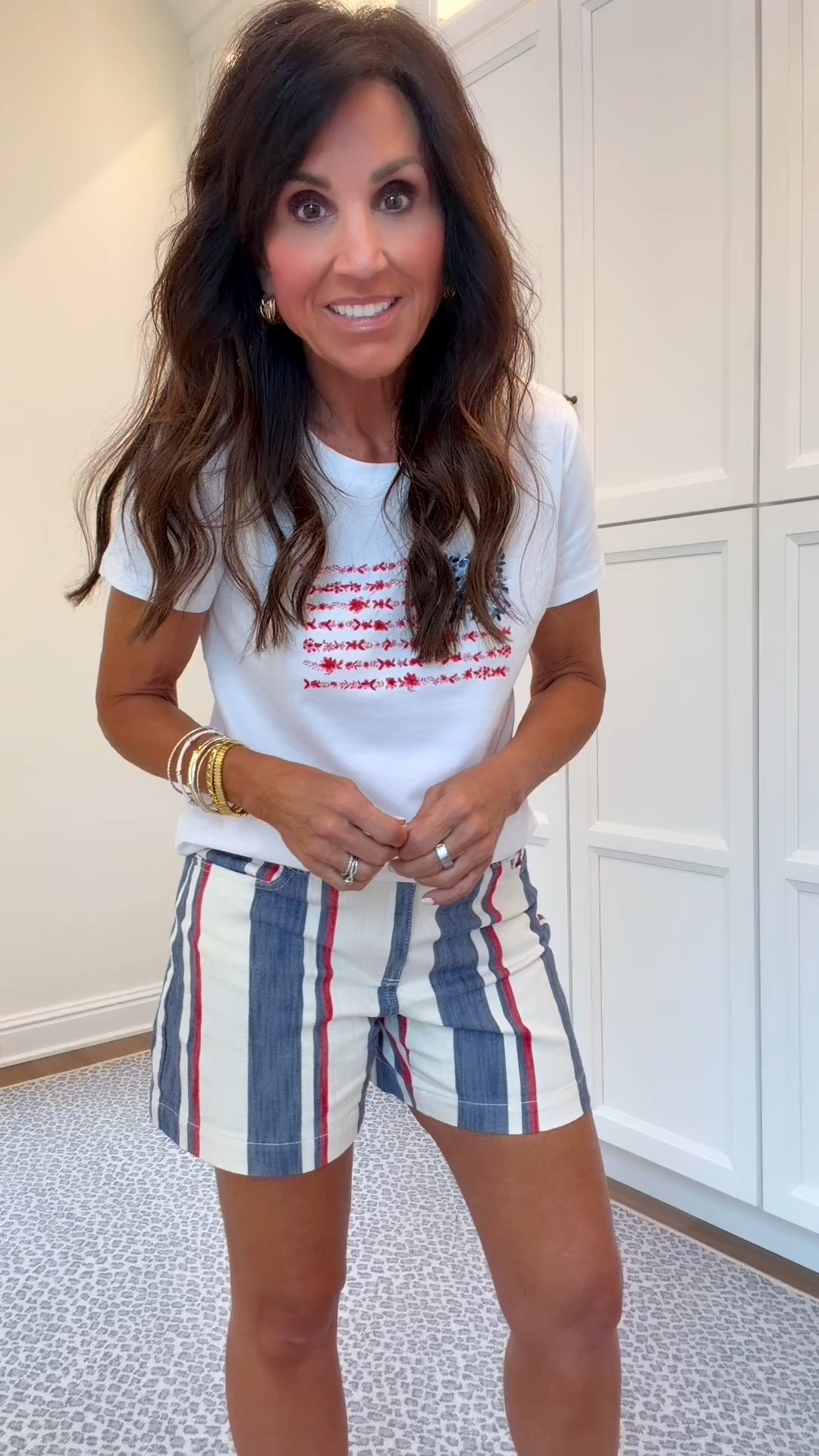 Need a cute outfit for the Fourth of July? 🇺🇸 Talbots is giving you 40% off your purchase, and these three patriotic looks are too good to miss!

Outfit #1 
Flag Tee- Small
Striped Shorts - 4, Petite

Outfit #2
Striped Tank - XS
Red Pants -2, Misses

Outfit #3 
Red Top - XS
White Shorts - Small, Petite


#talbotspartner #talbots #ad @talbotsofficial #mytalbots

#LTKSeasonal #LTKOver40