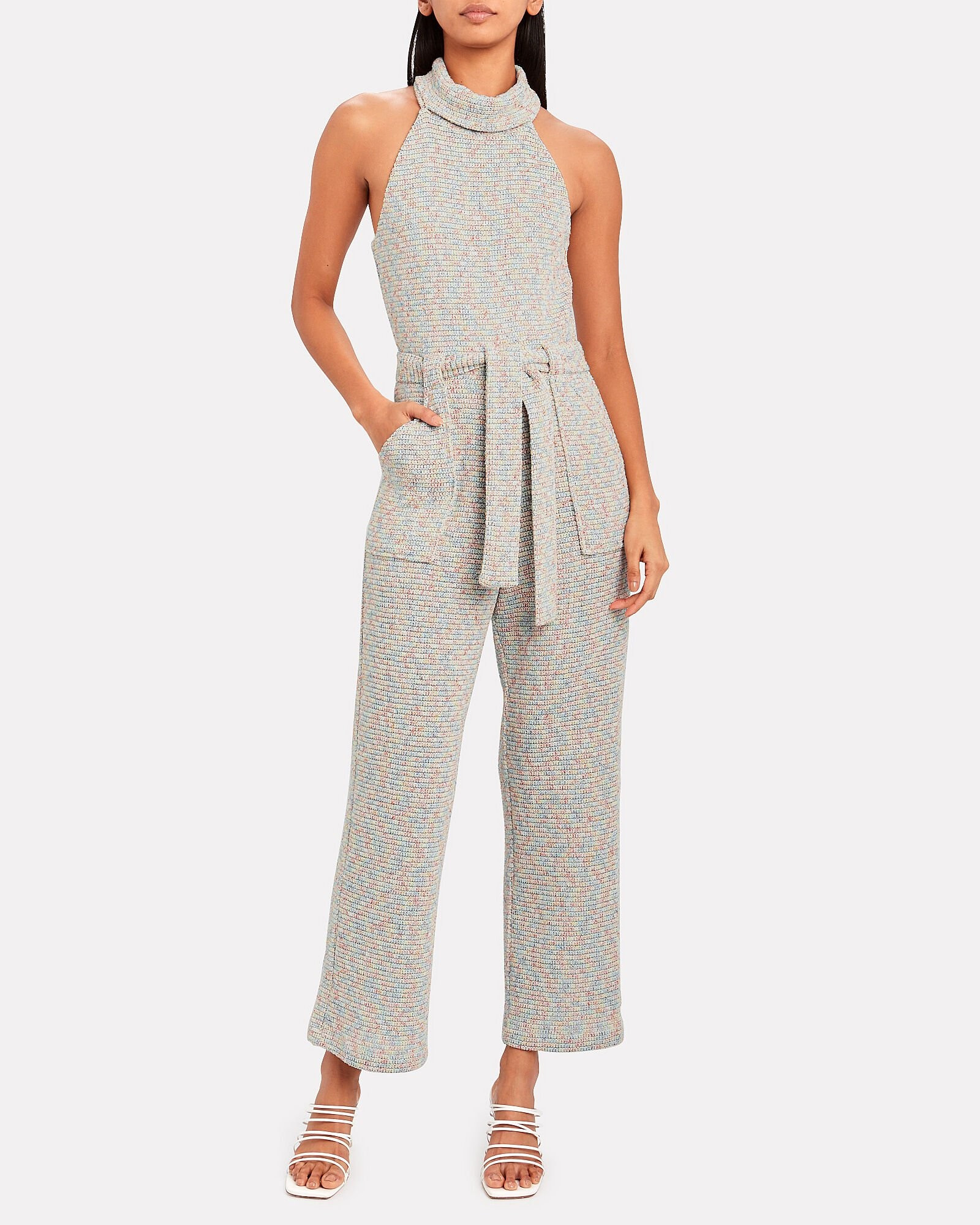 Essex Belted Turtleneck Jumpsuit | INTERMIX