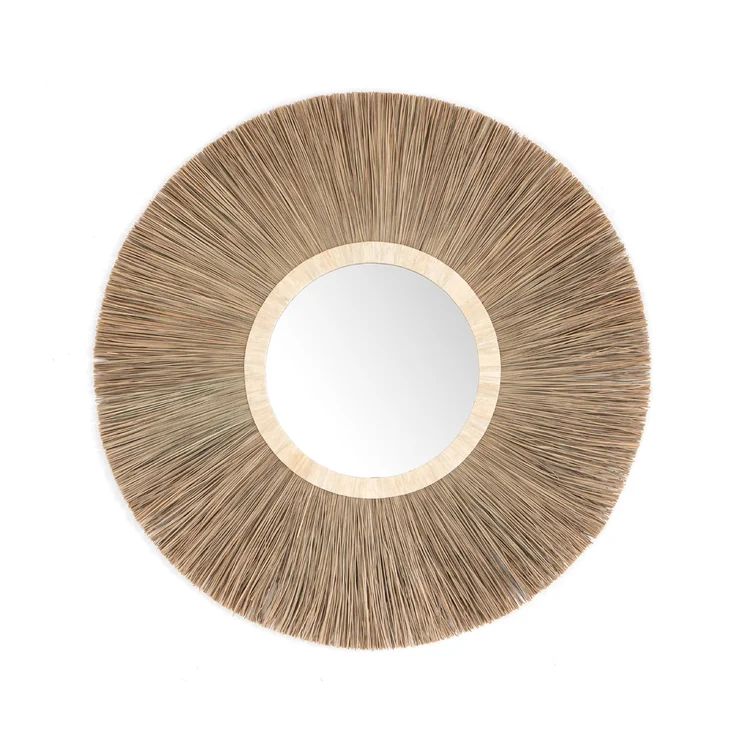 Four HandsNadalyne Round Seagrass Accent Mirror | Wayfair North America