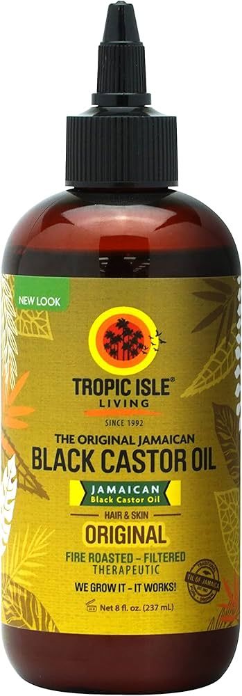 Tropic Isle Living Jamaican Black Castor Oil - Plastic PET Bottle 8oz | For Hair Growth Oil, Skin... | Amazon (US)