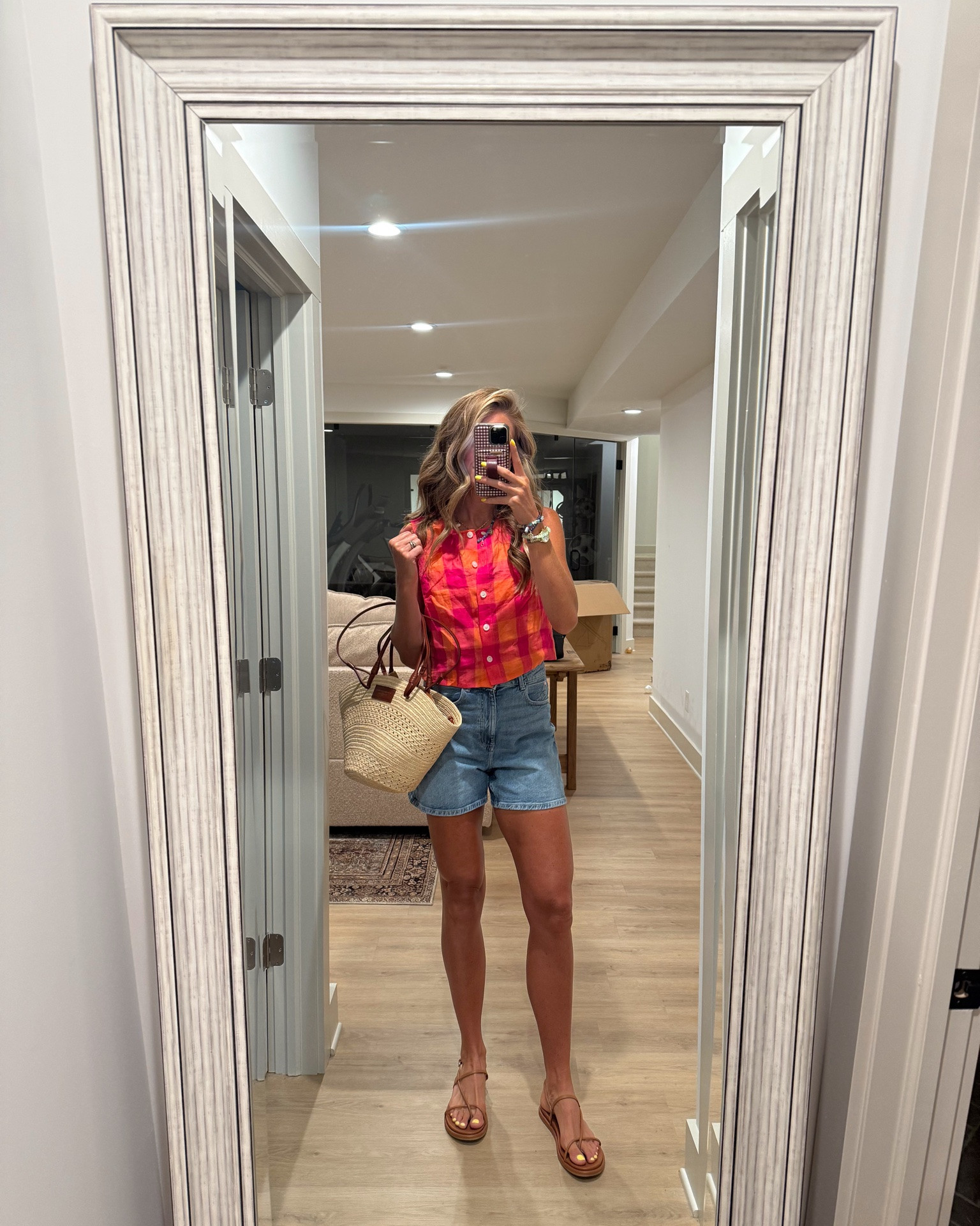 Summer outfit for a toddler birthday party. I’m wearing my true size size 6 in the top from boating. I think the colors are so fun. I am wearing a size up to a six in the shorts. These are some of my favorite summer shorts they are the Zahra Mom shorts.

#LTKmomlife #LTKootd