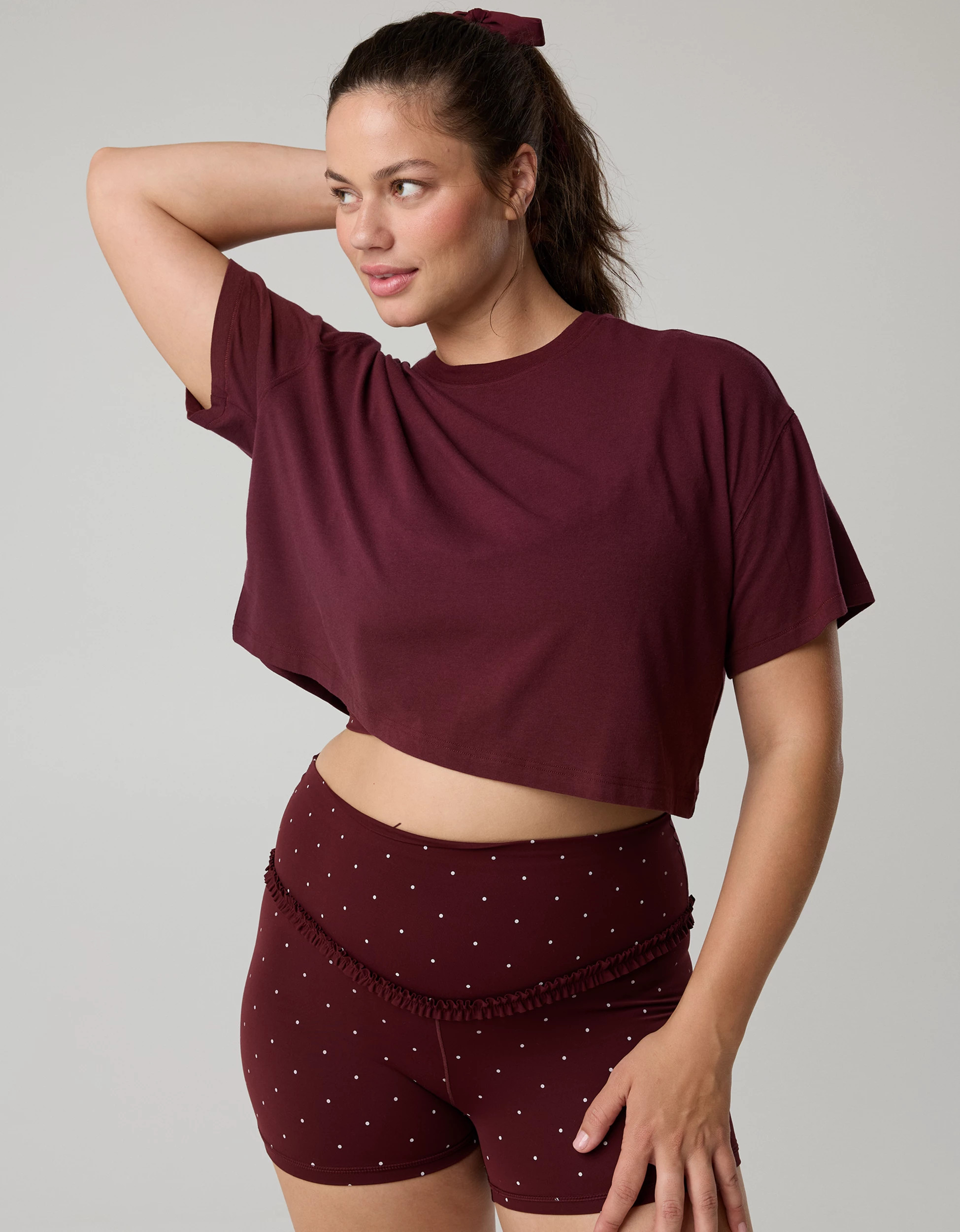 OFFLINE By Aerie Let's Stretch Cropped T-Shirt | American Eagle Outfitters (US & CA)