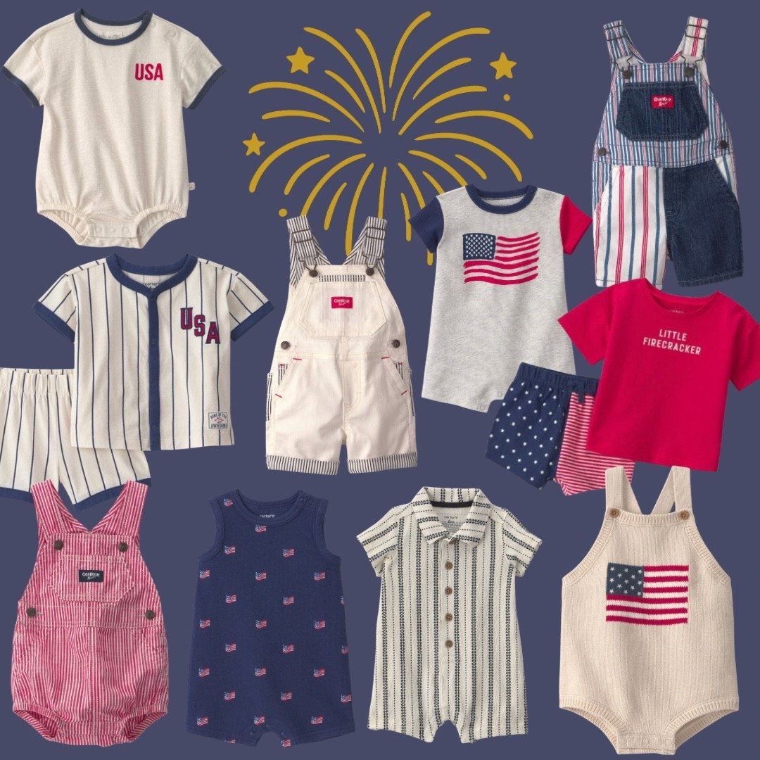 Carters nailed it with their 4th of July drop! 

#LTKKids #LTKBaby #LTKSeasonal