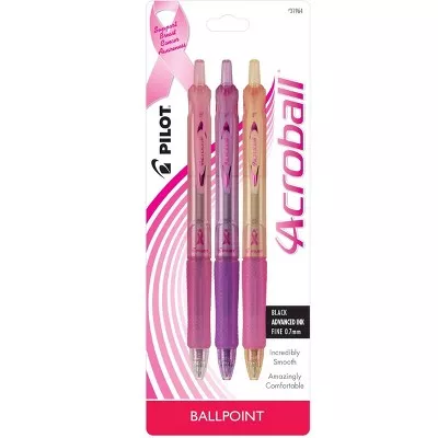 U Brands 3ct Soft Touch Felt Tip Pens - Rose Gold Accents : Target