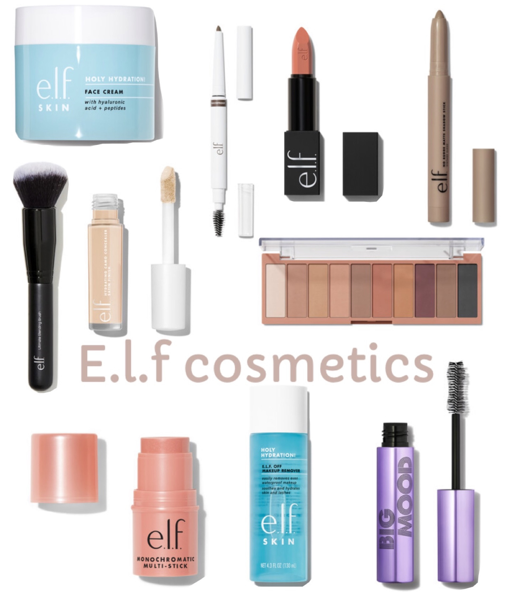 Stocking stuffer idea! Elf makeup! Mascara, eye shadow pallet, lipstick, multi stick, face moisturizer, makeup remover, eyeshadow stick, concealer! 

#LTKbeauty