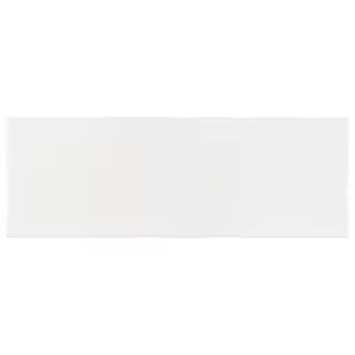 Boutique Ceramic  Boutique Crafted White 5-in x 14-in Glazed Ceramic Subway Wall Tile | Lowe's