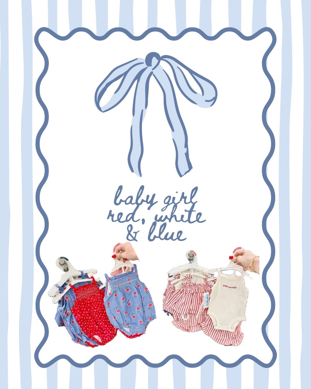 Baby girl red, white & blue outfits!

#LTKSeasonal #LTKBaby #LTKKids