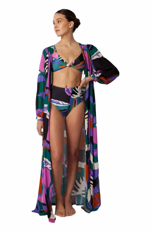 Villa Fresca Serena Cover Up in Lush at Nordstrom, Size X-Large | Nordstrom