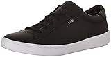 Keds Women's Ace Leather Fashion Sneaker, Black 8 M US | Amazon (US)
