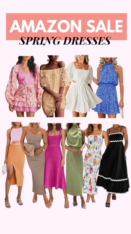 Amazon spring dresses - Amazon spring sale - spring maxi dresses - dresses on sale - spring dresses - Amazon sale - spring fashion - mini dresses - petite friendly dresses 

#LTKstyletip #LTKsalealert #LTKSeasonal