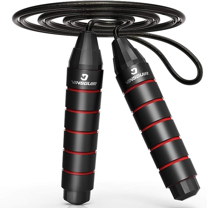 Vinsguir Jump Rope, Adjustable Jump Rope Fitness, Lightweight Jumping Rope, Skipping Rope for Wom... | Amazon (US)