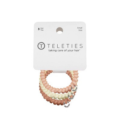 TELETIES Small Hair Ties – For the Love of Nudes - 3pk | Target