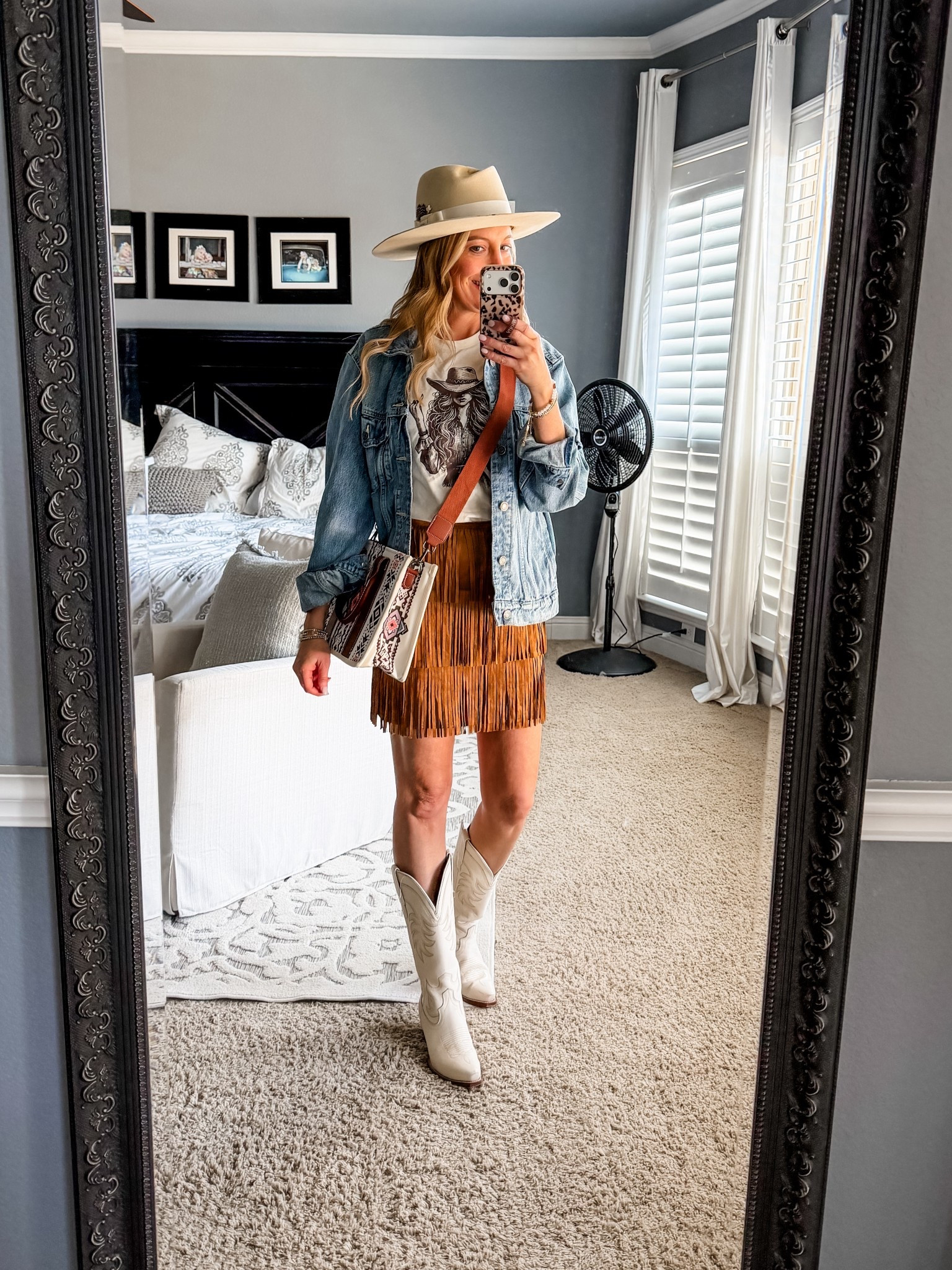 This is the perfect outfit for festival season! I’m wearing a small in the tshirt,size 4 in the skirt and small in the jacket. Boots run tts

Jeans | bootcut jeans | festival outfit | festival outfits | country concert | spring outfit | rodeo | date night | Nashville outfit | jacket | suede jacket | fringe jacket | belt | western belt | boots | cowboy boots | cowboy hat | purse | bag | skirt | fringe skirt | suede skirt | mini skirt | western skirt | @Target 



#LTKFestival #LTKSaleAlert #LTKgrwm