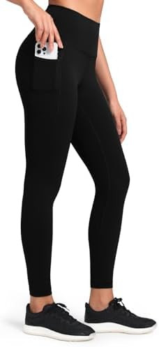 HeyNuts Pro Leggings with Pockets 25'', High Waisted 7/8 Workout Pants | Amazon (US)