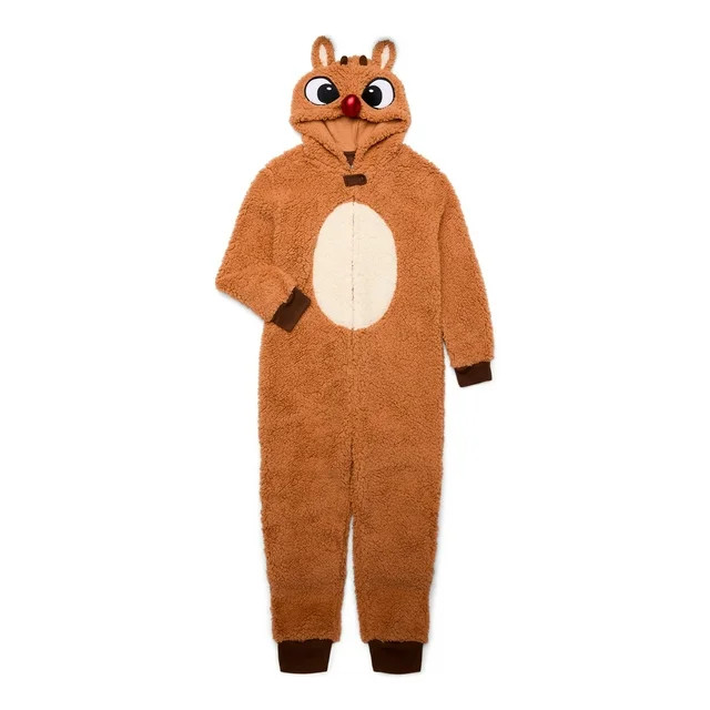 Rudolph Christmas Men's Matching Family Pajamas Union Suit - Walmart.com | Walmart (US)