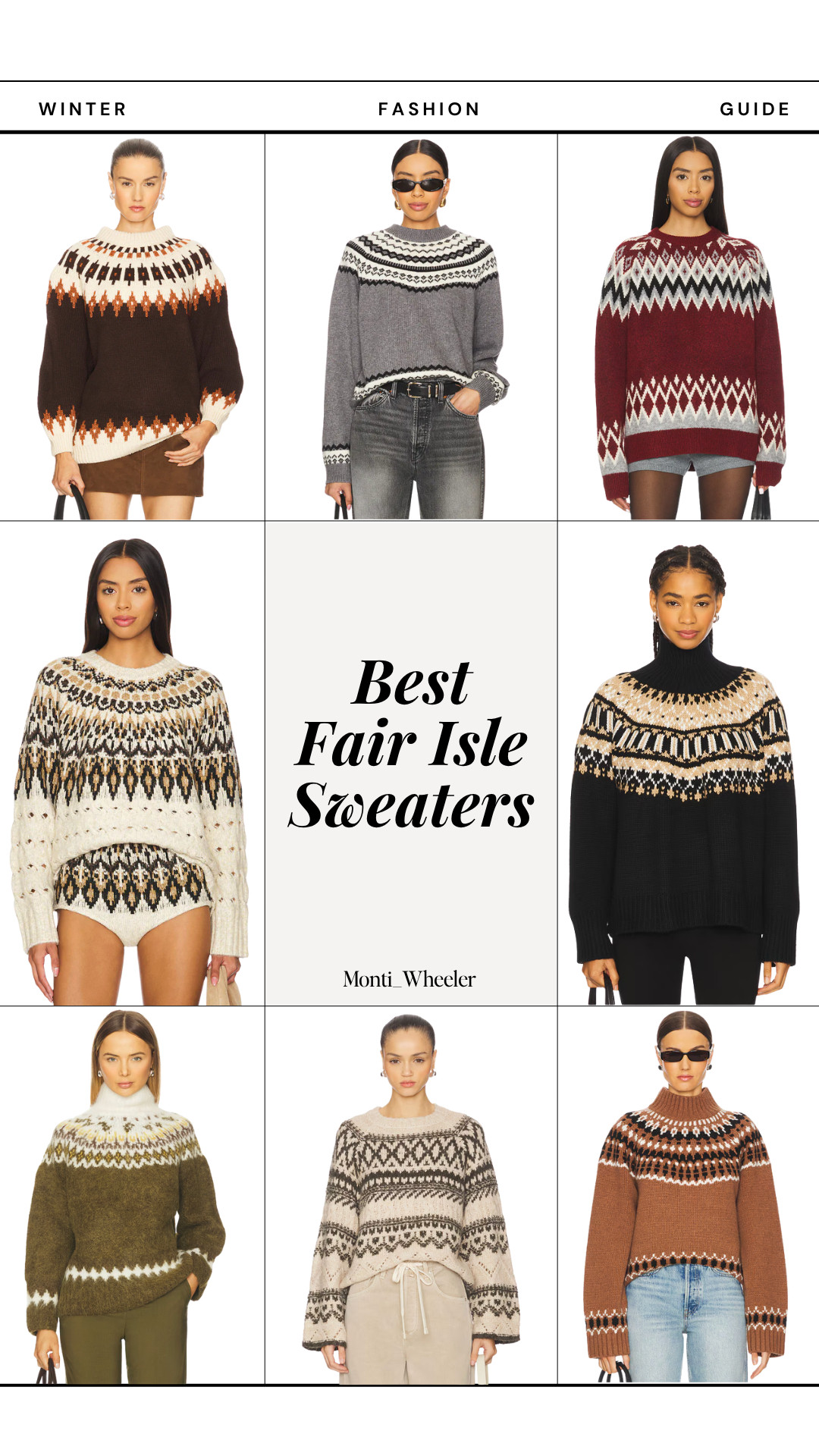 Cozy meets classic ❄️ Fair Isle sweaters are a winter staple for a reason—effortlessly chic, endlessly warm, and perfect for coffee runs or cabin weekends. Tap to shop my favorite styles to stay snug in style this season. 

 #LTKHoliday #LTKSeasonal #LTKStyleTip