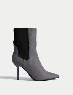 Stiletto Heel Pointed Ankle Boots | Marks & Spencer (UK)