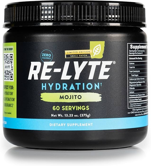 REDMOND Re-Lyte Hydration Electrolyte Mix Powder Limited Edition (Mojito) | Amazon (US)