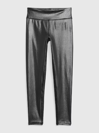 GapFit Kids Metallic Leggings | Gap (US)