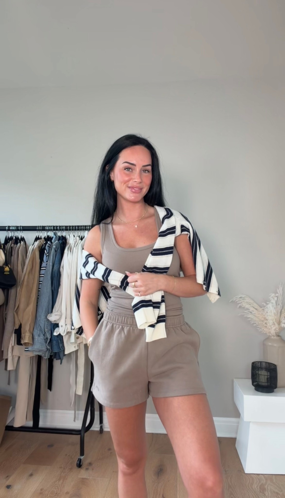 Aritzia New Spring Arrivals ✨🌼🤎
@Aritzia  #aritziapartner

My sizing 5’7, 145lbs, 32dd
I’m wearing size S top, size M short  
