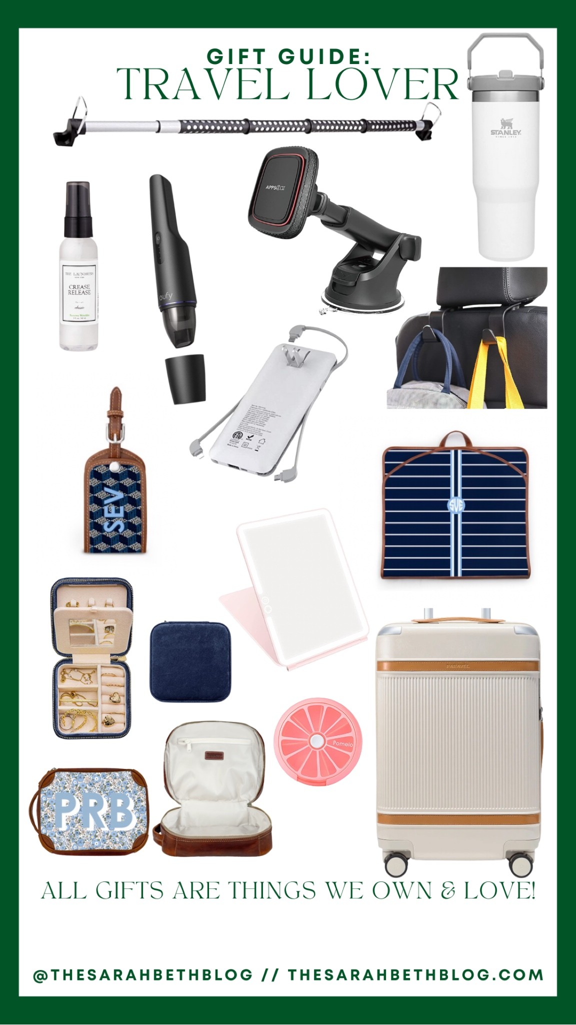 Gift guide for the travel lover traveler on the go 

#LTKHoliday #LTKtravel #LTKGiftGuide