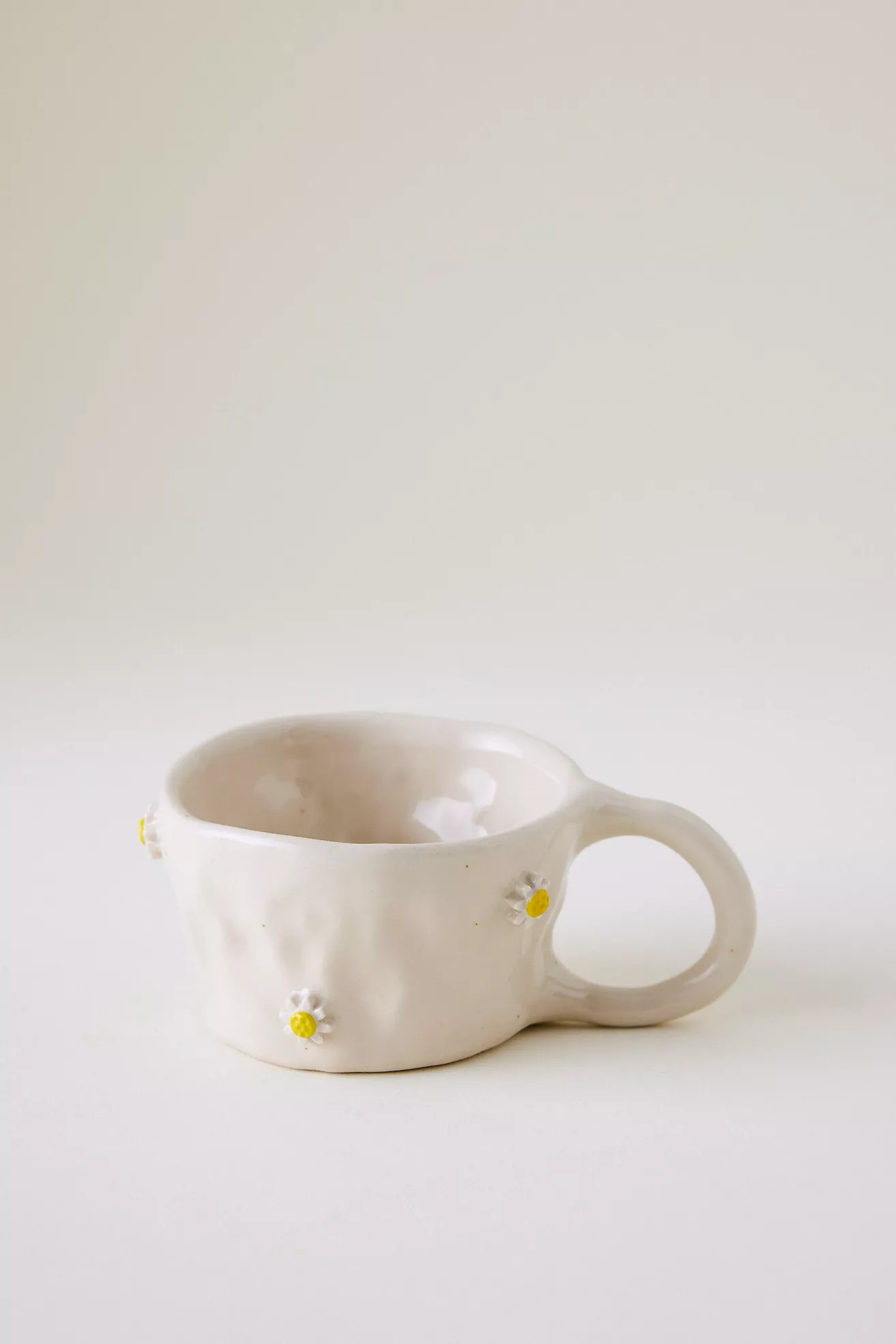Naetive Studio Daisy Flat White Mug | Anthropologie (UK)