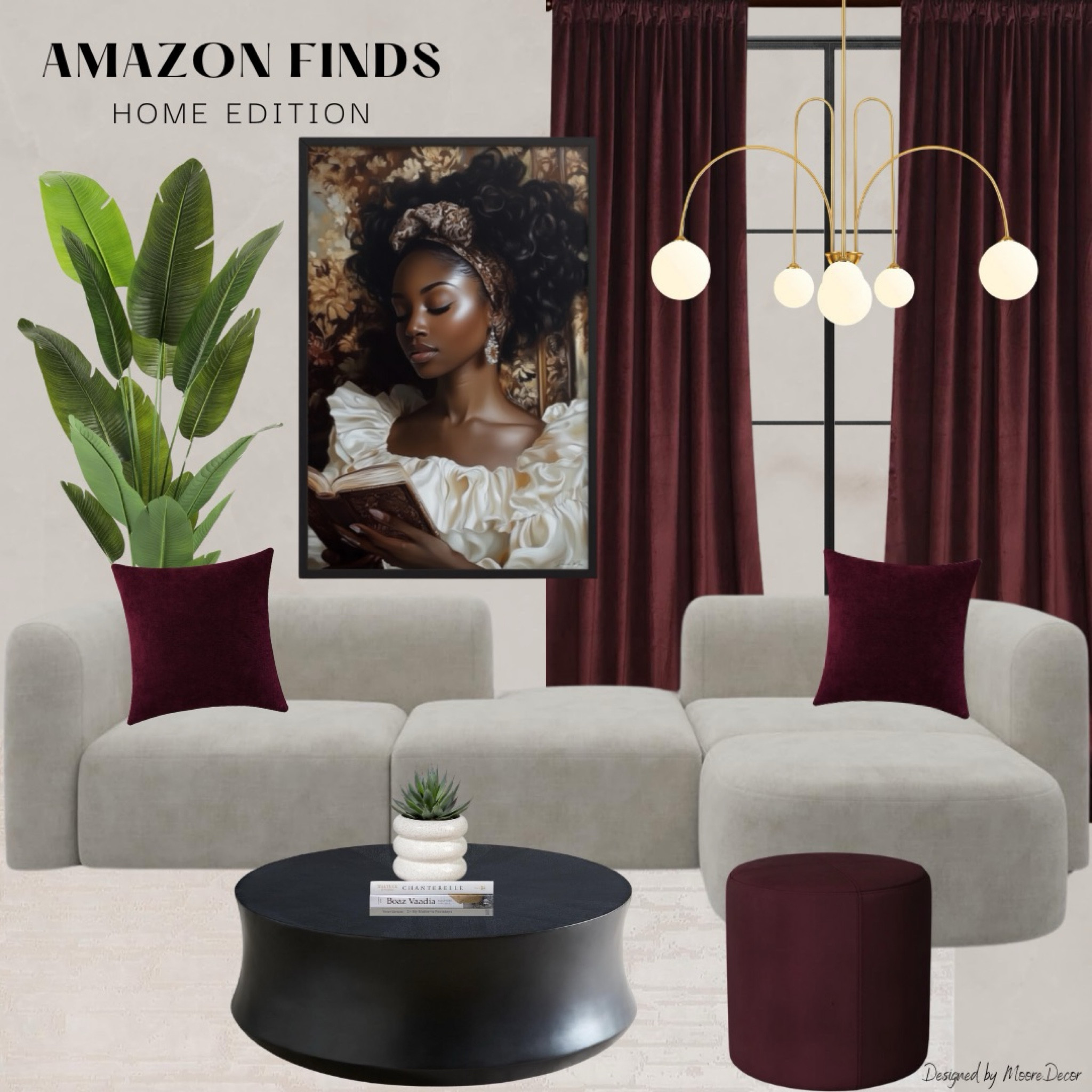It’s Amazon Find Friday, and I couldn’t wait to share this elegant setup with you! This week, I’m leaning into rich, moody tones paired with sleek neutrals for a truly luxe vibe. From the plush pillows to the modern coffee table, every piece is an Amazon treasure! What do you think of this bold yet cozy aesthetic? 

#LTKHome #LTKStyleTip