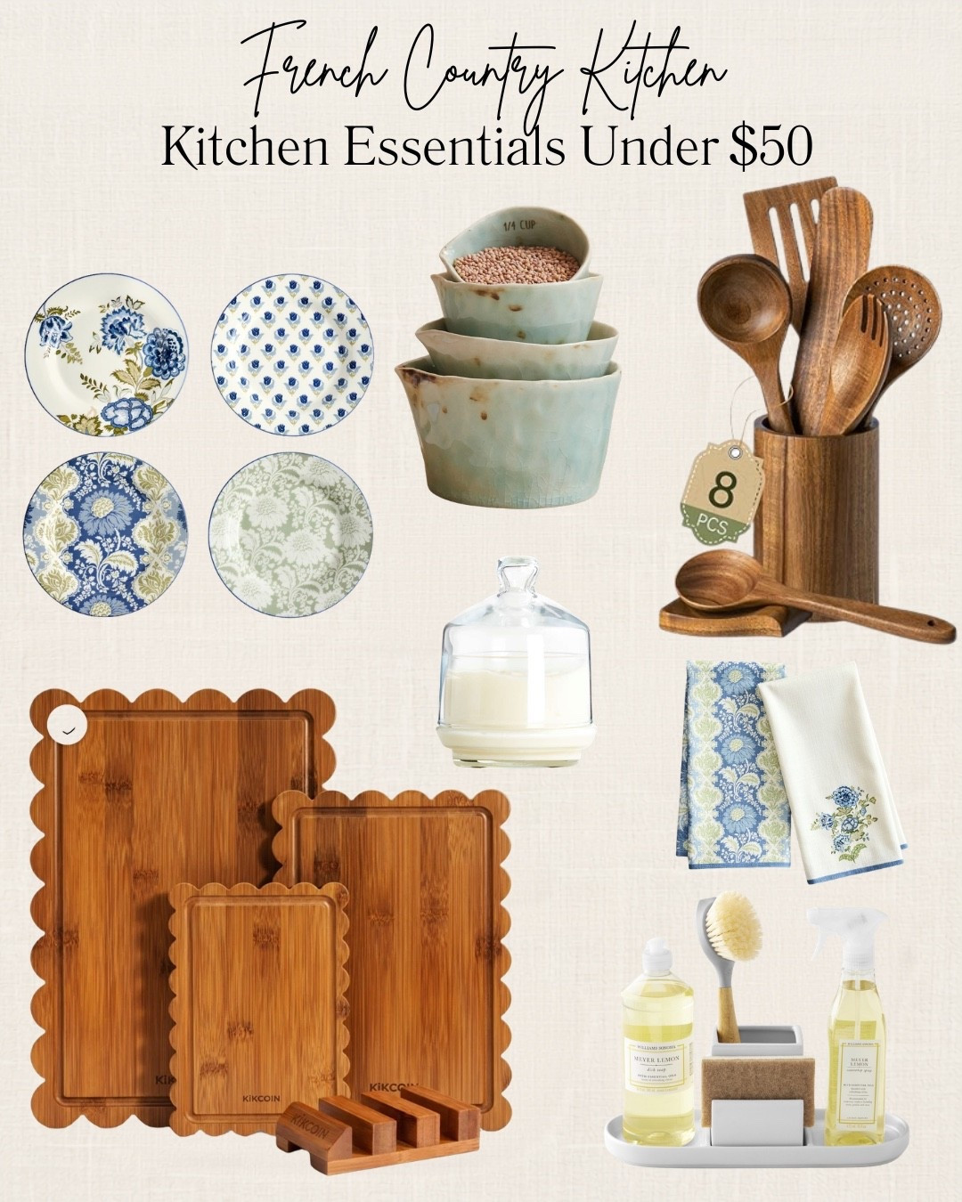 French country kitchen essentials under $50! Make great gifts! 🎁

#LTKHome
