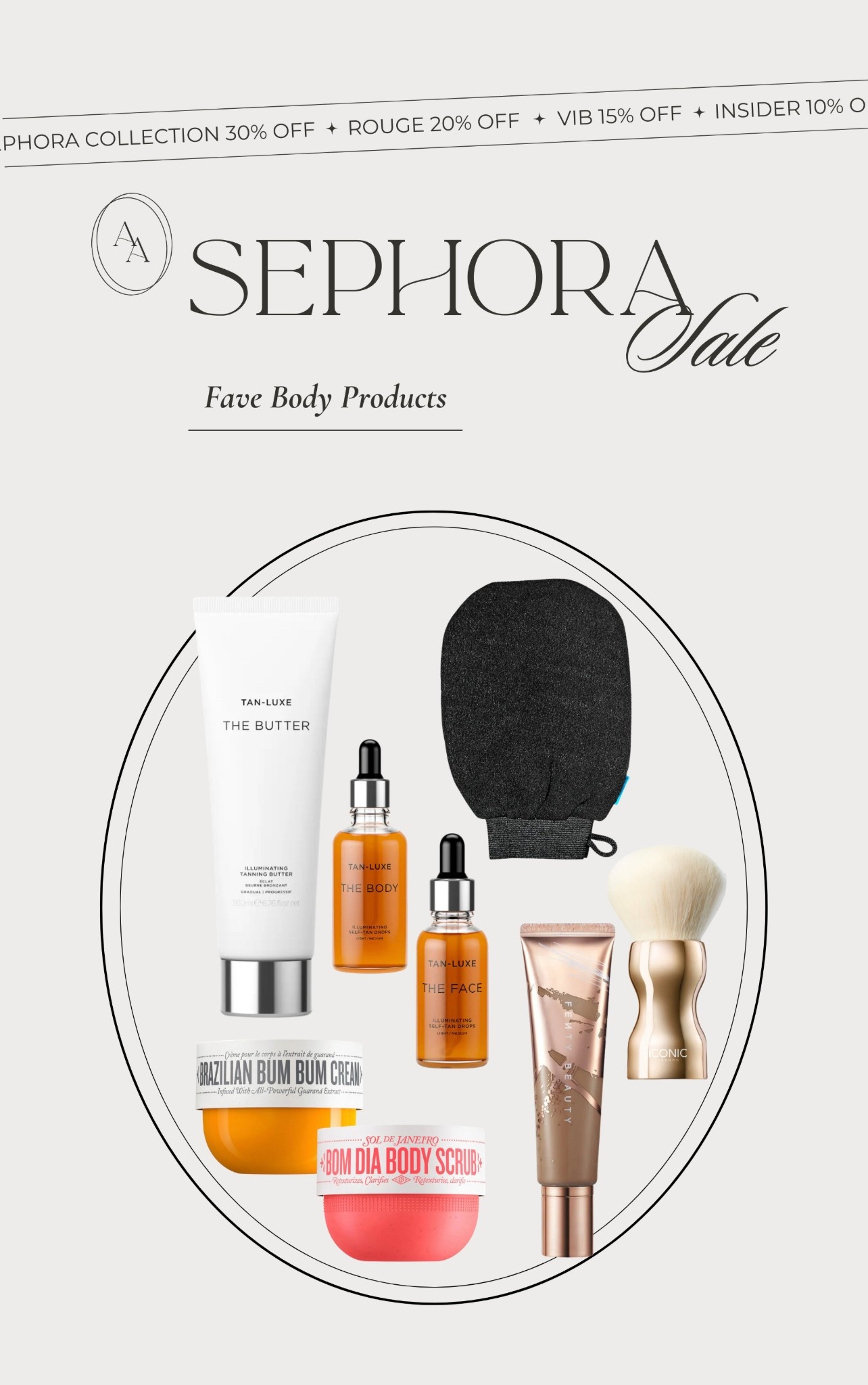Sephora Sale — favorite body products! 

Lotion, self tanning, body glow, Sephora sale, beauty finds

#LTKBeauty #LTKFindsUnder100 #LTKSaleAlert