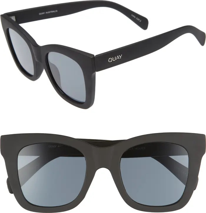 Quay Australia After Hours 50mm Polarized Square Sunglasses | Nordstrom | Nordstrom
