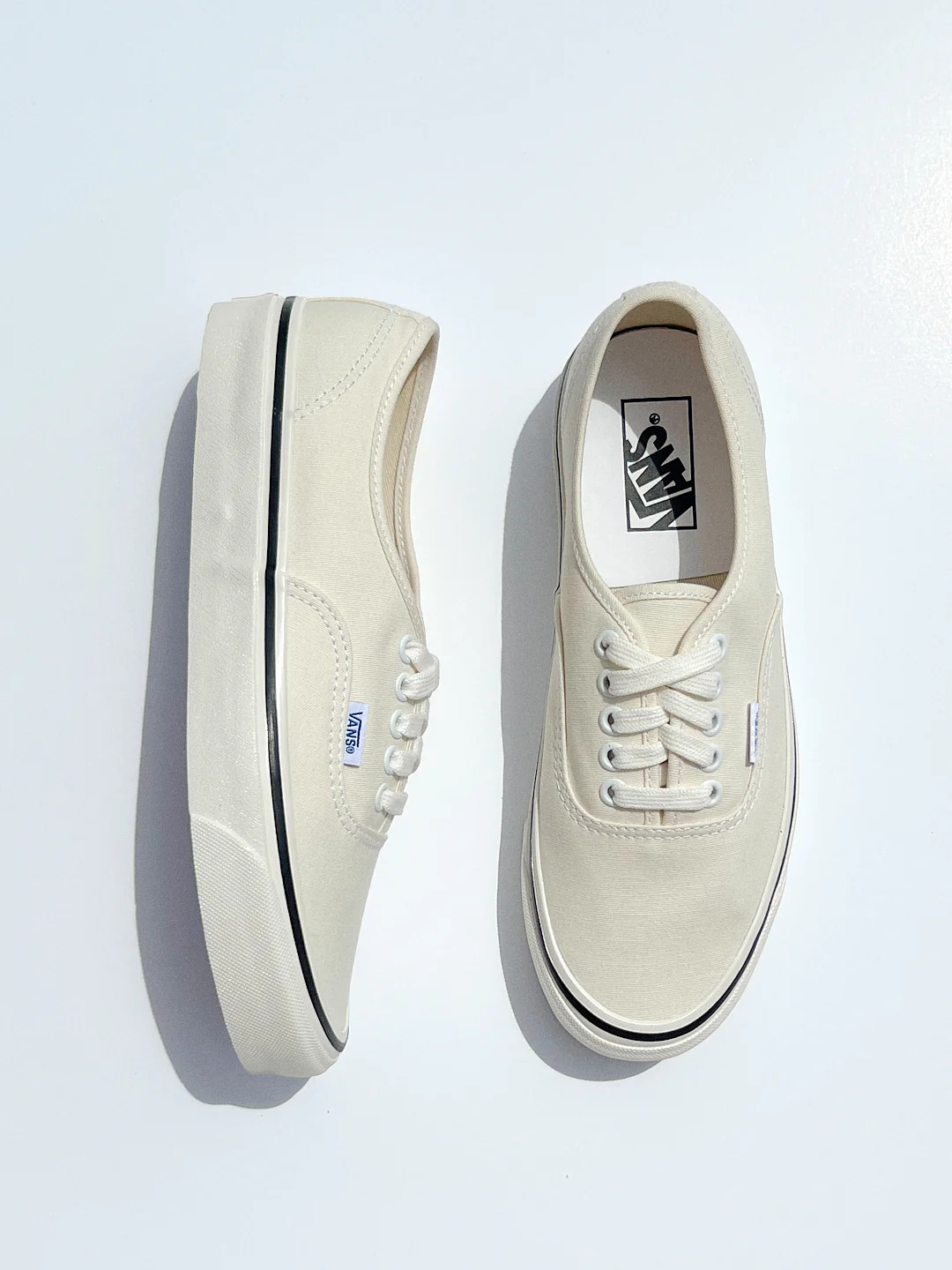 Authentic Lace Up Sneaker - White (White / W 7.5/M 6) | Lisa Says Gah