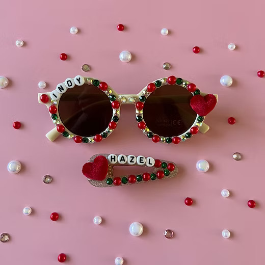 Personalized Christmas Sunglasses + Clip | Strand.Up | Strand.Up